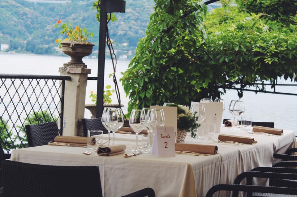 Il Sole Di Ranco Restaurant, Lake Maggiore